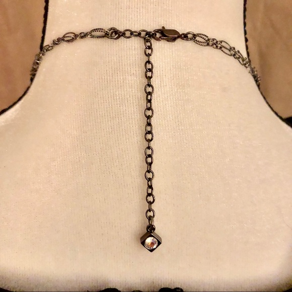 Statement Rhinestone Necklace - Picture 3 of 3